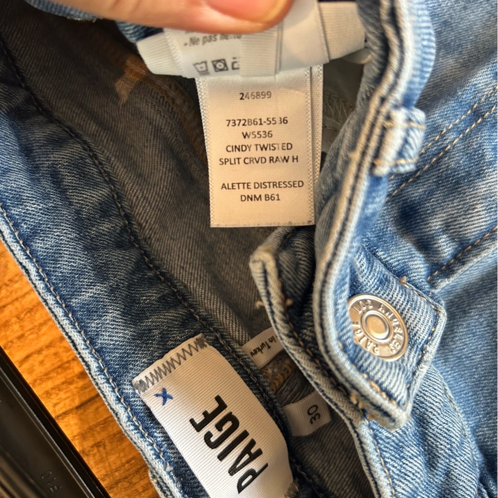 PAIGE distressed denim Cindy Jeans - Picture 10 of 10